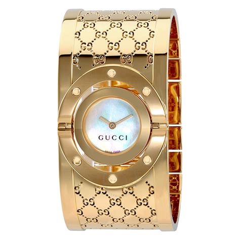 gucci bracelet watch boxed set|Gucci bracelet watches ladies.